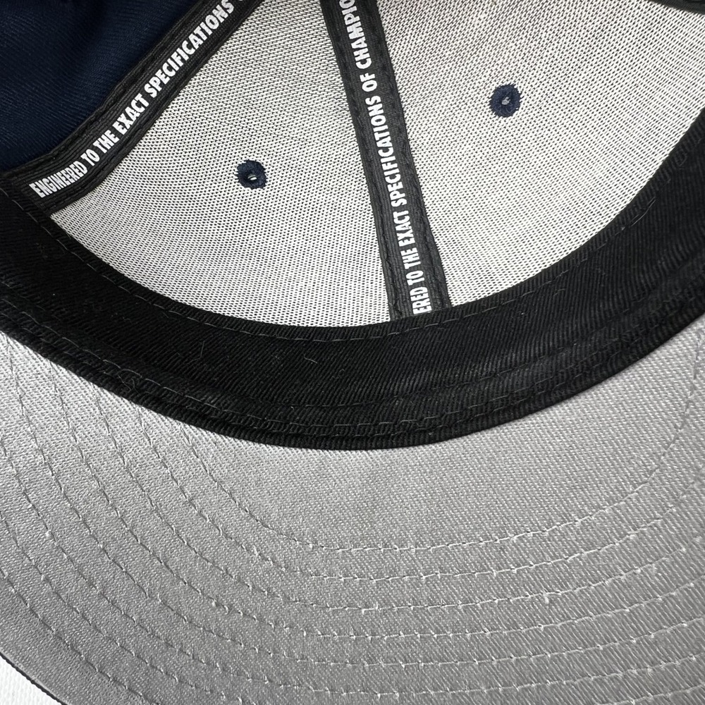 Nike True Cal Bears Snapback Hat Navy Blue Yellow Flat Brim One Size - Picture 6 of 7